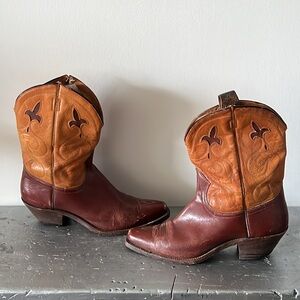 Vintage Cowboy Boots- pee wee